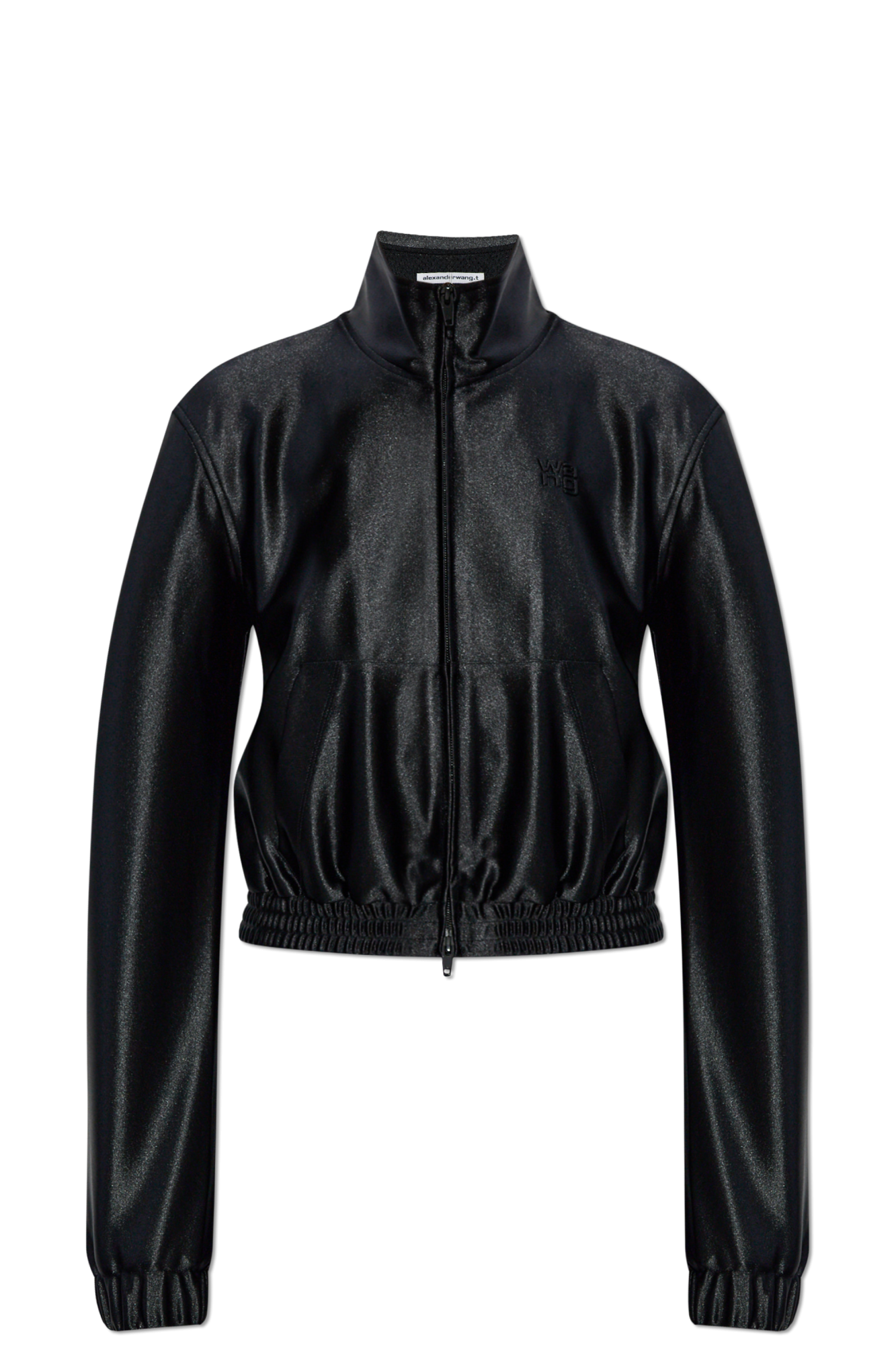 アウター T by Alexander Wang Sweatshirt with a shimmering finish